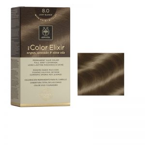 Apivita Color Elixir Βαφή Μαλλιών Ξανθό Ανοιχτό 8.0