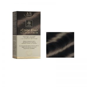 Apivita Color Elixir Βαφή Μαλλιών Ξανθό Σκούρο Μπεζ Περλέ 6.78
