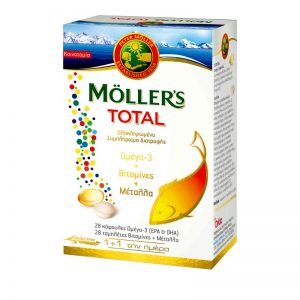 Moller's Total Ολοκληρωμένο Συμπλήρωμα Διατροφής 28caps+28tabs
