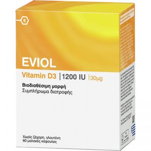 Eviol Vitamin D3 1200iu 30mcg 60caps