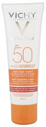 Vichy Ideal Soleil Anti-ageing 3 in1 Antioxidant Care spf50 50ml