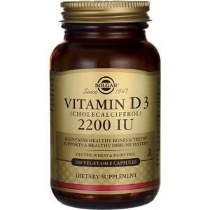 Solgar Vitamin D3 2200IU 55μg 100caps