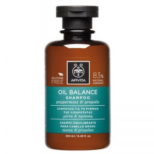 Apivita Oil Balance Σαμπουάν για τα Λιπαρά Μαλλιά με Μέντα & Πρόπολη 250ml