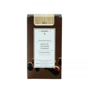 Korres Argan Oil Adnanced Colorant 10.1 Ξανθό Πλατίνας Σαντρέ