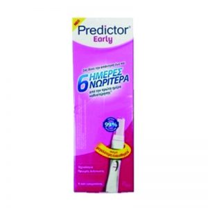 Predictor Early 6 Days Τέστ Εγκυμοσύνης 1τμχ