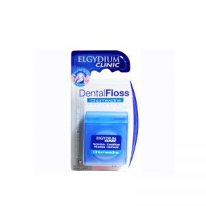 Elgydium Dental Floss Chlorhexidine Οδοντικό Νήμα 50m