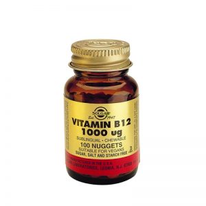 Solgar Vitamin B12 1000mg 100 Υπογλώσσια Δισκία