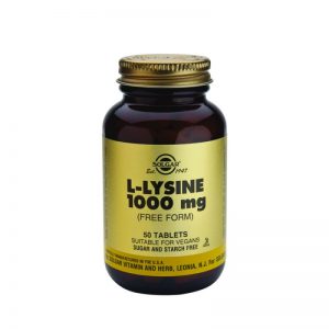 Solgar L-Lysine 1000mg 50tabs