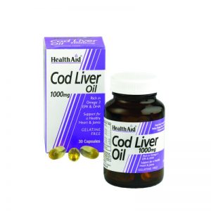 Health Aid Cod Liver Oil 1000mg 30caps