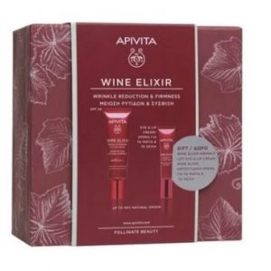 Apivita Promo Wine Elixir Cream Spf30 40ml & Gift Apivita Wine Elixir Eye & Lip Cream 15ml