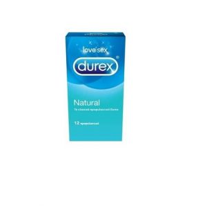 Durex Natural τα Κλασικά Προφυλακτικά, 12 Τεμάχια