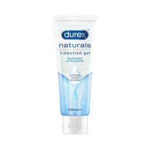 Durex Naturals Ενυδατικό Λιπαντικό Gel με 100% Φυσικά Συστατικά και Υαλουρονικό Οξύ 100ml