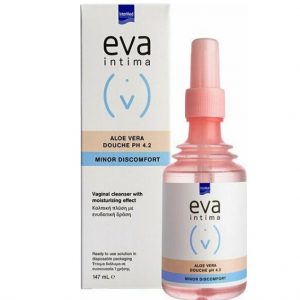 Intermed Eva Intima Aloe Vera Douche pH 4.2 Κολπική Πλύση με Εκχύλισμα Αλόης για Καθαρισμό & Ενυδάτωση του Κόλπου 147ml