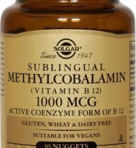 Solgar METHYLCOBALAMIN Vit. B12 1000μg 30caps