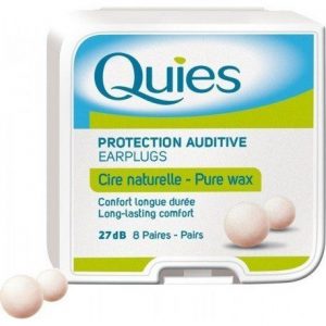 Quies Pure Wax Earplugs Ωτοασπίδες από Φυσικό Κερί 8 ζεύγη
