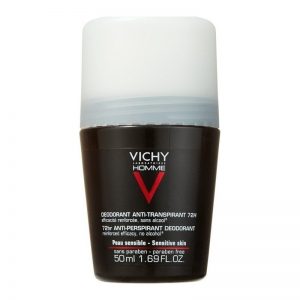 Vichy Homme 72hr Anti-perspirant Deodorant Roll-On 50ml - Ανδρικό αποσμητικό κατά της εφίδρωσης μεγάλης διάρκειας