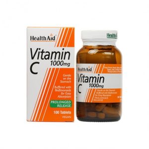 Health Aid Vitamin C 1000mg Prolonged Release 100 Ταμπλέτες