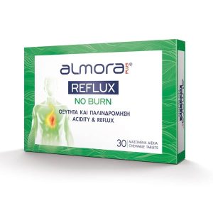 Almora Plus Reflux No Burn 30 Μασώμενα Δισκία