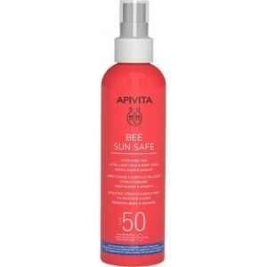 Apivita Bee Sun Safe Hydra Melting Ultra Light Face & Body Spray SPF50 200ml