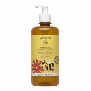 Apivita Παιδικό Αφρόλουτρο & Σαμπουάν Mini Bees με Καλέντουλα σε Μορφή Gel 500ml