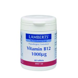 Lamberts B12 1000 MCG (Cobalamin) 60tabs