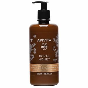 Apivita Royal Honey Shower Gel with Essential Oils 500ml Eco Pack