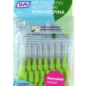 Tepe Μεσοδόντιο Βουρτσάκι Πράσινο 0.8mm (size 5), 8τεμ