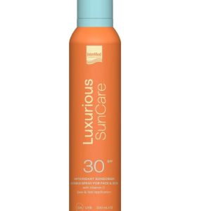 Intermed Luxurious Suncare Antioxidant Sunscreen Invisible Spray SPF 30 Αντηλιακό Προσώπου & Σώματος Με Βιταμίνη C, 200ml