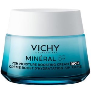 Vichy Mineral 89 72h Moisture Boosting Cream Rich Ενυδατική Κρέμα Προσώπου με Πλούσια Υφή, 50ml