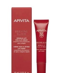 Apivita Beevine Elixir Αντιρυτιδική Κρέμα Lifting Για Μάτια & Χείλη Με Σύμπλοκο Prοpolift & Φυτικό Κολλαγόνο, 15ml