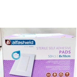 Karabinis Medical Αποστειρωμένα Αυτοκόλλητα Επιθέματα Alfashield 10x8cm 50τμχ