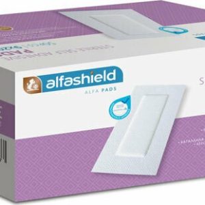 Karabinis Medical Αποστειρωμένα Αυτοκόλλητα Επιθέματα Alfashield 20x9cm 50τμχ