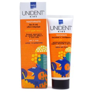 Intermed Οδοντόκρεμα Unident 50ml 1000 ppm με Γεύση Τσιχλόφουσκα για 2+ χρονών