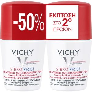 Vichy Promo Deodorant Stress Resist 72h Αποσμητικό-Πολύ Έντονη Εφίδρωση 50ml -50% στο 2ο Προϊόν