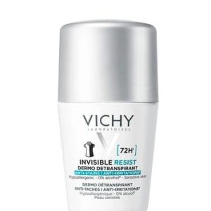 VICHY INVISIBLE, ANTI-STAIN - ANTI IRRITATION ROLL-ON ΑΠΟΣΜΗΤΙΚΟ ΚΑΤΑ ΤΩΝ ΣΗΜΑΔΙΩΝ ΚΑΙ ΤΗΣ ΕΝΤΟΝΗΣ ΕΦΙΔΡΩΣΗΣ, 50ML