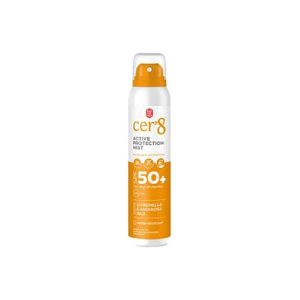 Vican Cer'8 Active Protection Αδιάβροχο Αντηλιακό Mist Προσώπου και Σώματος SPF50+ 125ml