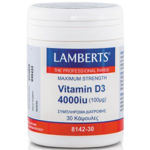 Lamberts Vitamin D3 4000 IU 30 caps