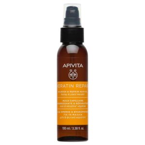 Apivita Keratin Repair Λάδι Μαλλιών για Επανόρθωση με Κερατίνη 100ml