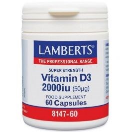 Lamberts Vitamin D3 2000iu 60 κάψουλες