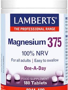 Lamberts Magnesium 375 100% NRV 180 ταμπλέτες