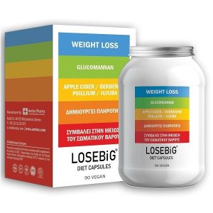Amhes Losebig 500mg Ειδικό Συμπλήρωμα Διατροφής 90 κάψουλες Apple Cider
