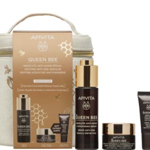 Apivita Promo Queen Bee Absolute Anti Aging & Redefining Serum (30ml), Light Cream (15ml) & Eye Cream (5ml)
