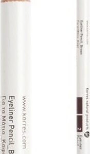 Korres Solid Color Eyeliner Pencil Μολύβι Ματιών N.02 Καφέ Χρώμα 1.2g