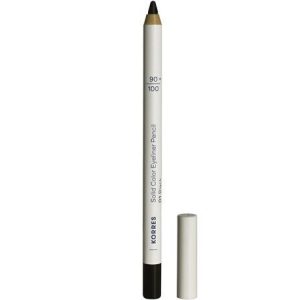 Korres Solid Color Eyeliner Pencil 01 Black, Απαλό Μολύβι για Περίγραμμα Ματιών Απόχρωση 01 Μαύρο 1.2gr