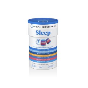 UPSA Nourished Sleep Συμπλήρωμα διατροφής για τον Ύπνο, 30 ζελεδάκια UPSA