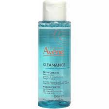 AVENE Cleanance Nettoyante, Νερό Καθαρισμού Προσώπου & Ματιών για Λιπαρό Δέρμα Με Τάση Ακμής 100ml