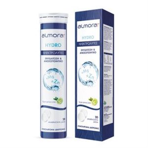 Almora Plus Hydro Electrolytes με Γεύση Λεμόνι 20 Αναβράζοντα Δισκία