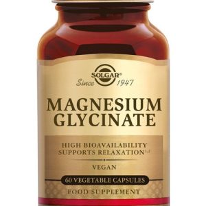 Solgar Magnesium Glycinate 60 caps, Συμπλήρωμα Διατροφής με Μαγνήσιο Γλυκινικό 60 κάψουλες