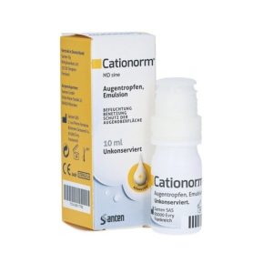 Cationorm Eye Drops 10ml – Ενυδατικές Οφθαλμικές Σταγόνες για Ξηροφθαλμία
