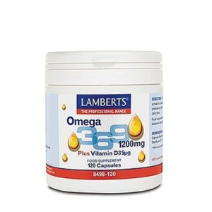 Lamberts Omega 3-6-9 1200mg 120 Caps – Συμπλήρωμα Λιπαρών Οξέων
